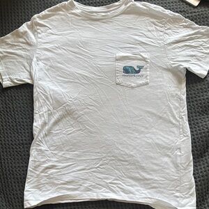 Vineyard Vines Men's Classic White Tee with Logo Pocket